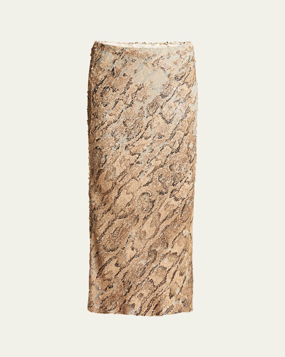 Separ Long Embellished Skirt